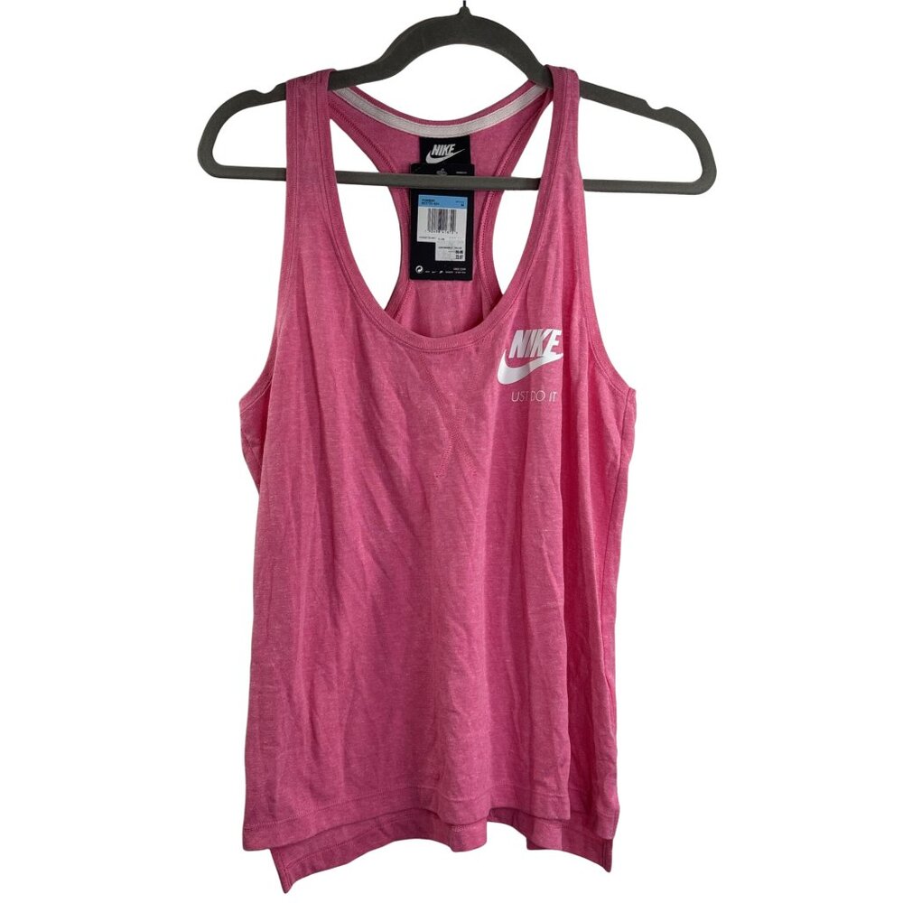 Nike Women's Racer Back Tank Top Size M Pink NWT